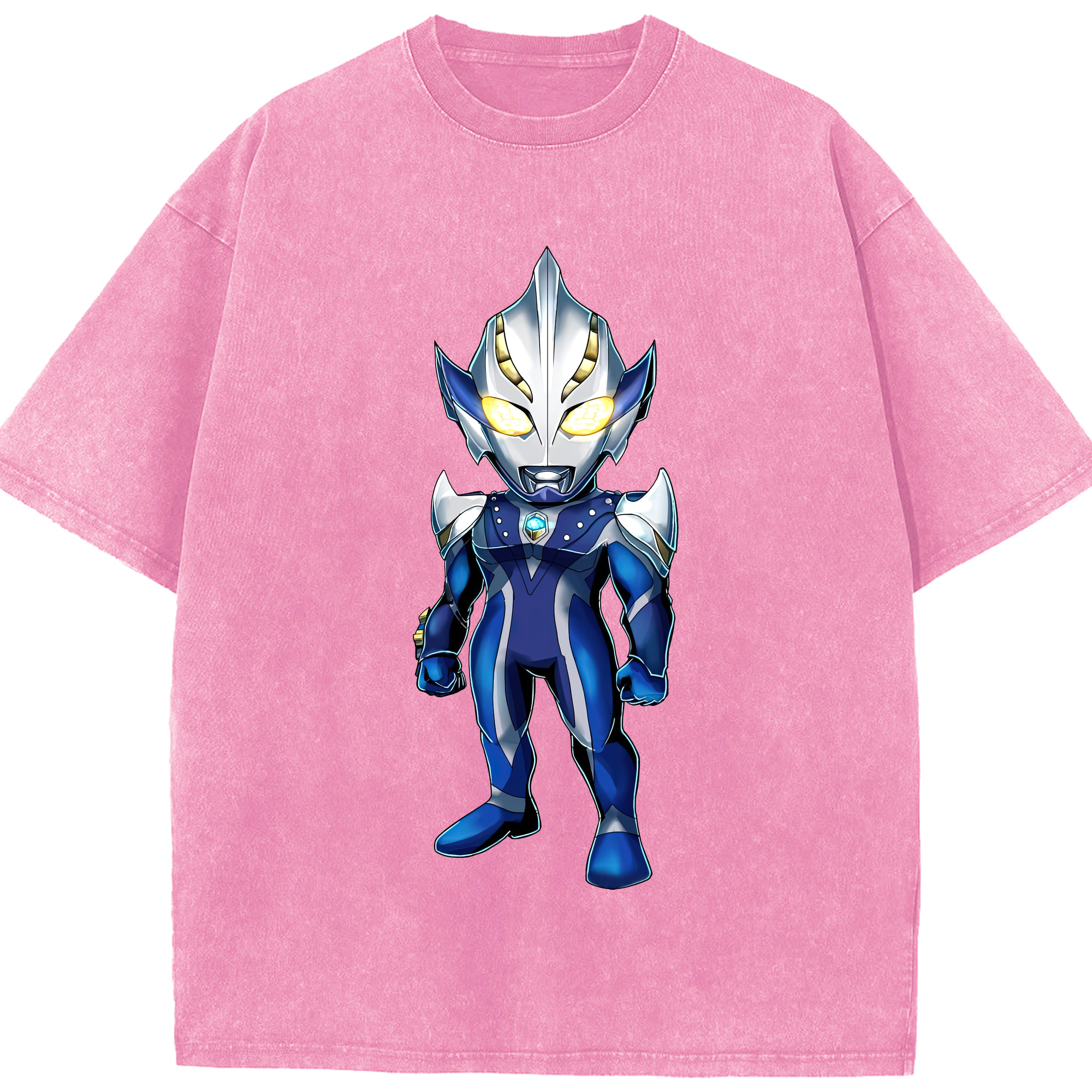 （画像用） ウルトラマン Ultraman 綿100% ヴィンテージ風 半袖Tシャツ（フロントプリント）